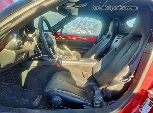 JM1NDAD73G0116665 2016 MAZDA MX-5 Red Front interior view
