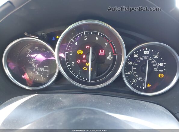JM1NDAD74H0123979 2017 MAZDA MX-5 MIATA Gray Հետևի նստատեղերի տեսք