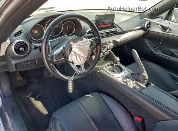 JM1NDAD74K0303969 2019 MAZDA MX-5 White Առջևի վահանակի տեսք
