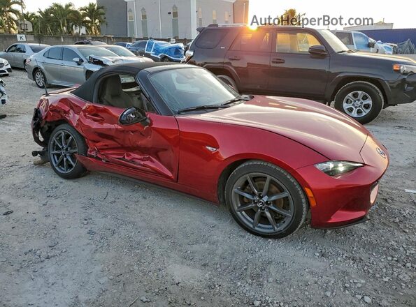 JM1NDAD79M0452915 2021 MAZDA MX-5 Red Delantero derecho
