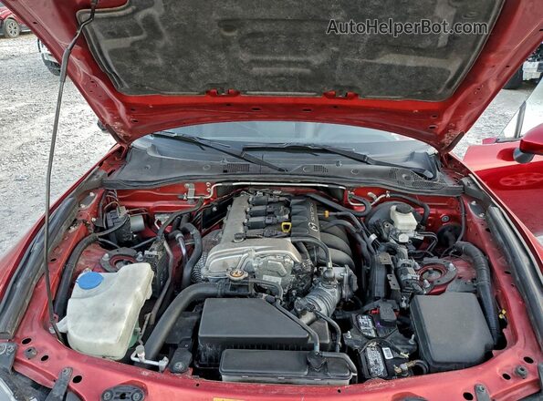 JM1NDAD79M0452915 2021 MAZDA MX-5 Red Vista interior trasera