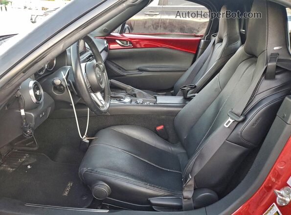 JM1NDAD79M0452915 2021 MAZDA MX-5 Red Vista de los asientos traseros