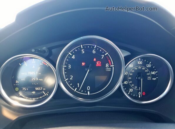 JM1NDAD79R0605087 2024 MAZDA MX-5 Gray Instrument cluster view