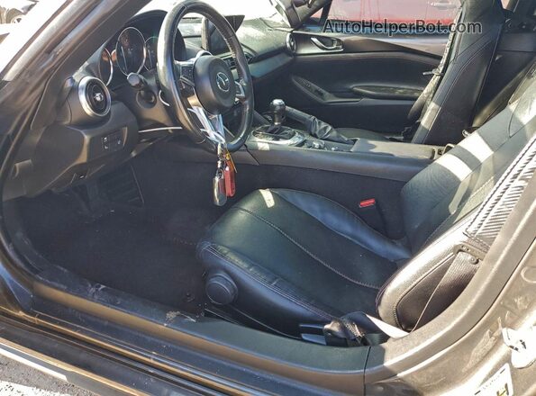 JM1NDAD7XJ0202885 2018 MAZDA MX-5 Gray Widok wnętrza z przodu