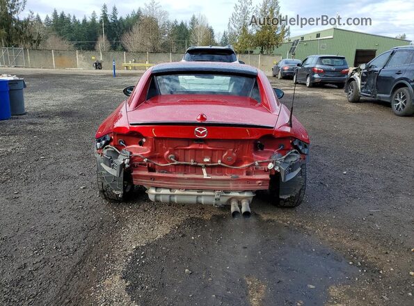 JM1NDAL70H0107070 2017 MAZDA MX-5 Red Հետևի տեսք