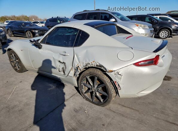 JM1NDAL71H0108700 2017 MAZDA MX-5 Белый Задняя левая четверть