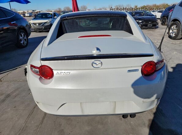 JM1NDAL71H0108700 2017 MAZDA MX-5 Белый Вид сзади