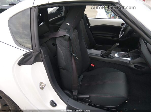 JM1NDAL71K0305390 2019 MAZDA MX-5 MIATA RF White Widok naklejki z numerem VIN