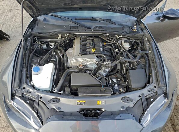 JM1NDAL72H0100685 2017 MAZDA MX-5 Gray უკანა სალონის ხედი