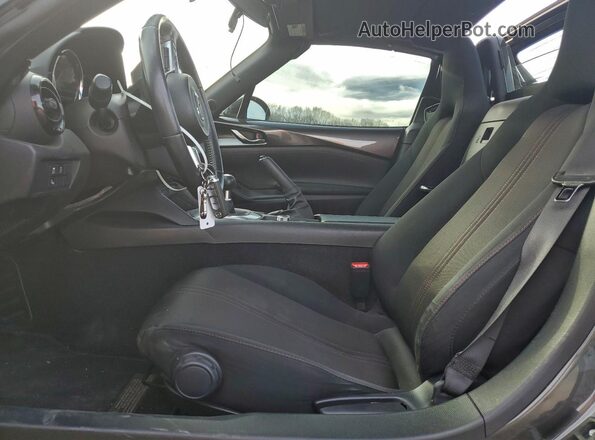 JM1NDAL72H0100685 2017 MAZDA MX-5 Gray წინა სალონის ხედი