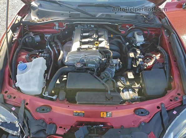 JM1NDAL74K0304850 2019 MAZDA MX-5 Red Սալոնի հետևի տեսք