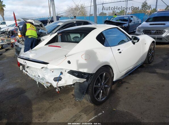JM1NDAL75L0418180 2020 MAZDA MX-5 MIATA RF White Задня права чверть