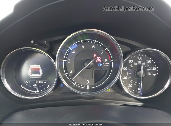 JM1NDAL75L0418180 2020 MAZDA MX-5 MIATA RF White Вид задніх сидінь