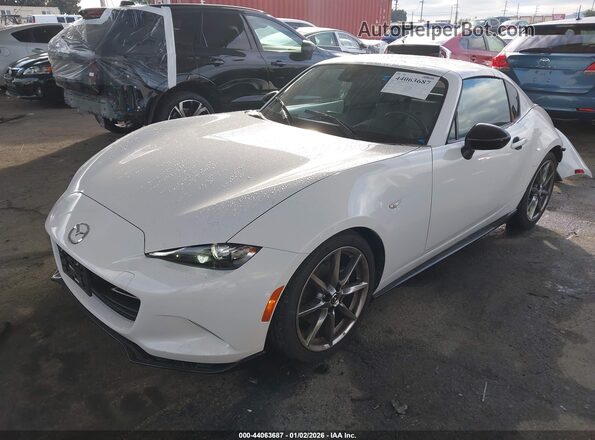 JM1NDAL75L0418180 2020 MAZDA MX-5 MIATA RF White Передня ліва чверть