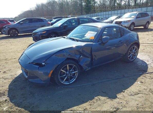 JM1NDAM70L0416951 2020 MAZDA MX-5 MIATA RF Серый Передняя левая четверть