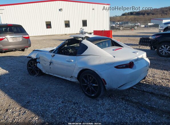 JM1NDAM72K0301105 2019 MAZDA MX-5 MIATA RF White უკანა მარცხენა