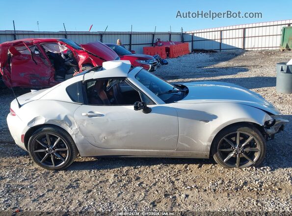 JM1NDAM72K0301105 2019 MAZDA MX-5 MIATA RF White უკანა სალონის ხედი