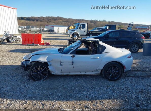JM1NDAM72K0301105 2019 MAZDA MX-5 MIATA RF White სალონის 360-გრადუსიანი ხედი