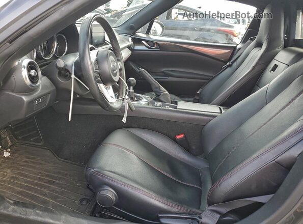 JM1NDAM73K0307589 2019 MAZDA MX-5 Gray წინა სალონის ხედი