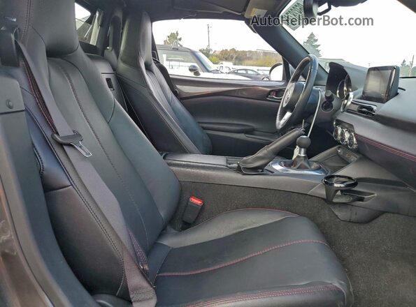JM1NDAM73K0307589 2019 MAZDA MX-5 Gray უკანა სავარძლების ხედი