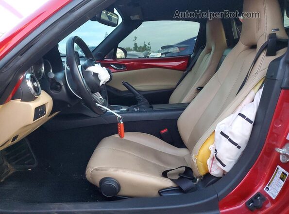JM1NDAM74H0102050 2017 MAZDA MX-5 Red Vista interior delantera