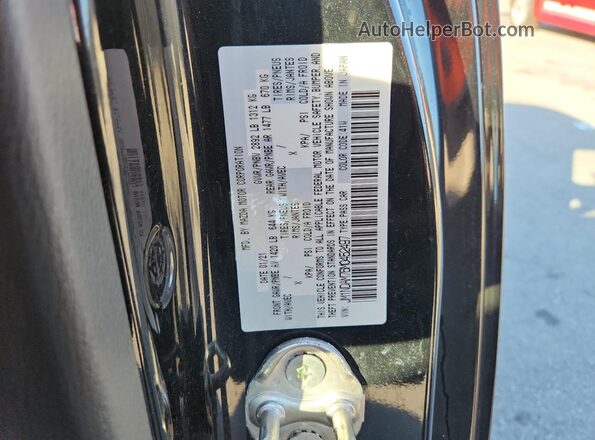 JM1NDAM76M0452497 2021 MAZDA MX-5 Black VIN կոդի պիտակի տեսք