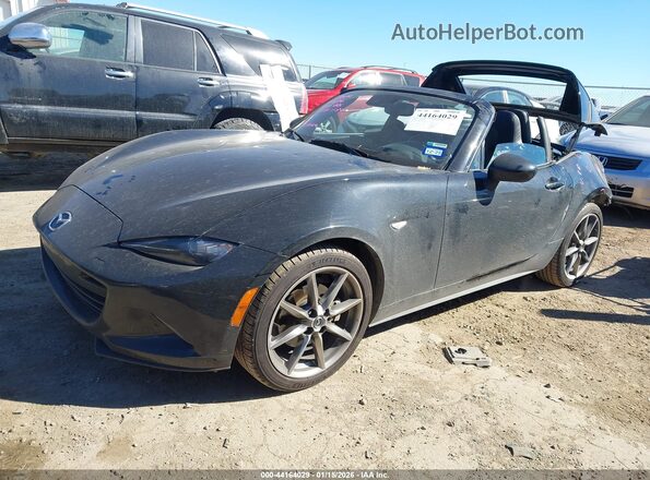 JM1NDAM76P0555083 2023 MAZDA MX-5 MIATA RF Черный Передняя левая четверть
