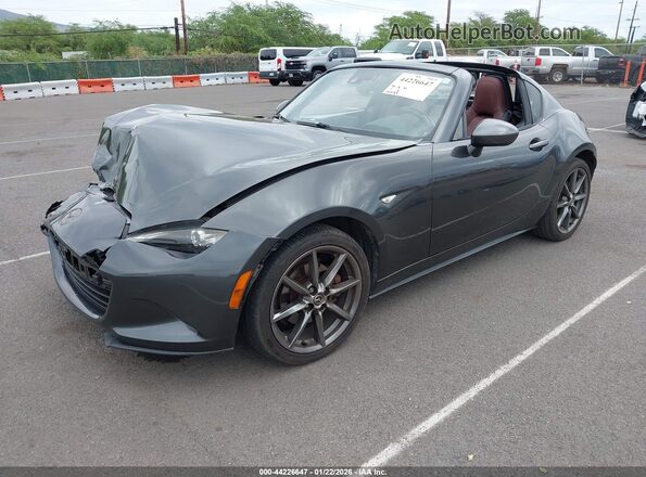 JM1NDAM77H0102267 2017 MAZDA MX-5 MIATA RF Blue Front left