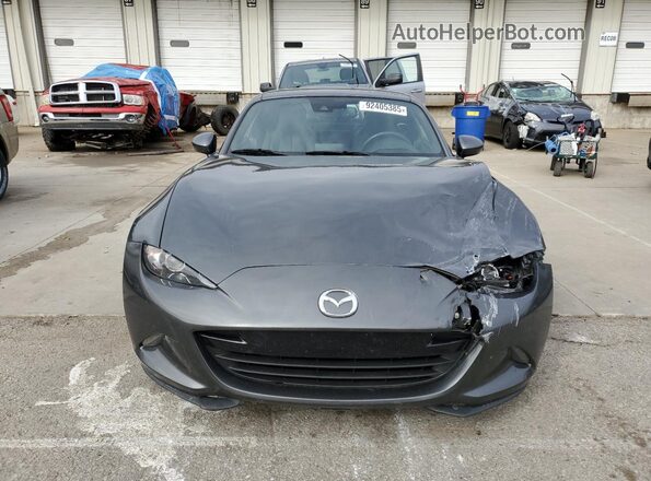 JM1NDAM77K0300256 2019 MAZDA MX-5 Charcoal Front view