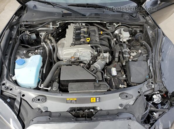 JM1NDAM77K0300256 2019 MAZDA MX-5 Charcoal Rear interior view