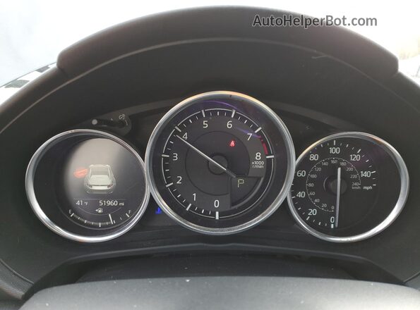 JM1NDAM77K0300256 2019 MAZDA MX-5 Charcoal Instrument cluster view