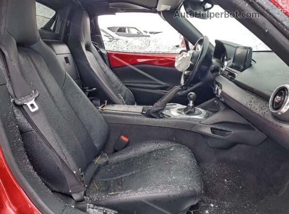 JM1NDAM77K0311824 2019 MAZDA MX-5 Red უკანა სავარძლების ხედი