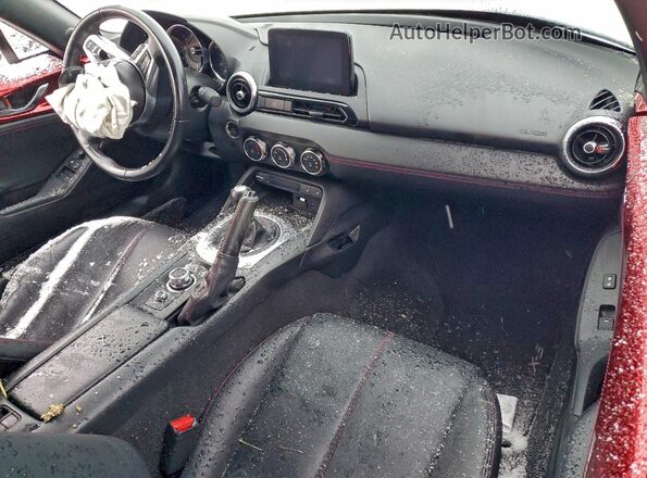 JM1NDAM77K0311824 2019 MAZDA MX-5 Red წინა პანელის ხედი