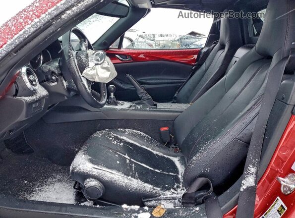JM1NDAM77K0311824 2019 MAZDA MX-5 Red წინა სალონის ხედი