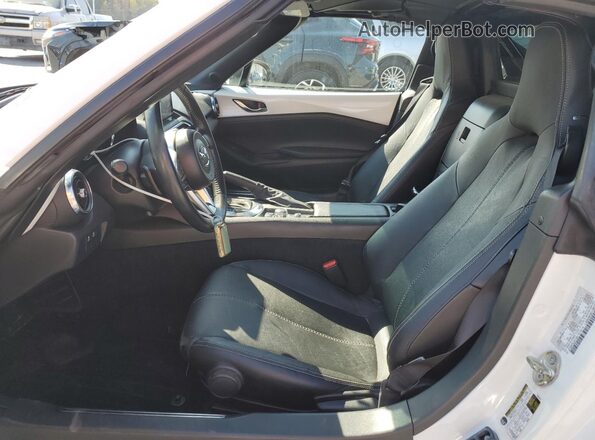 JM1NDAM78L0411044 2020 MAZDA MX-5 White წინა სალონის ხედი