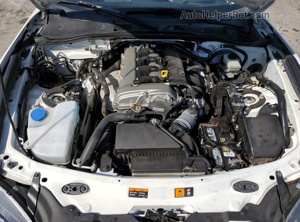 JM1NDAM78L0411044 2020 MAZDA MX-5 White უკანა სალონის ხედი