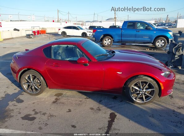 JM1NDAM78L0419001 2020 MAZDA MX-5 MIATA RF Red Widok wnętrza z tyłu