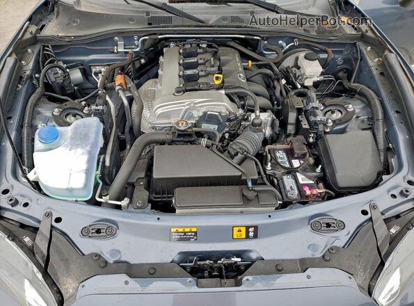 JM1NDAM78N0500700 2022 MAZDA MX-5 Gray Rear interior view