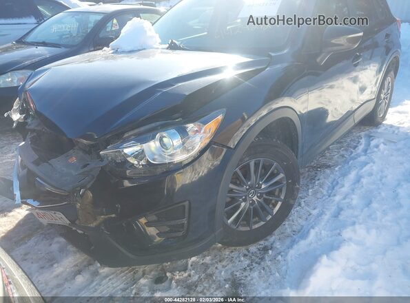 JM3KE2BY7G0879491 2016 MAZDA CX-5 Black Առջևի ձախ երեք քառորդ տեսարան