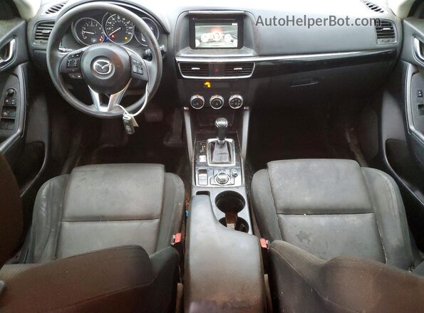 JM3KE2BYXG0676157 2016 MAZDA CX-5 Blue Vista del salpicadero