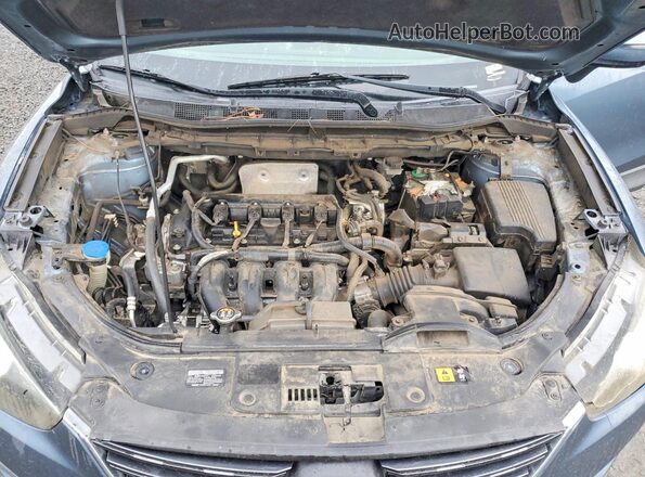 JM3KE2BYXG0676157 2016 MAZDA CX-5 Blue Vista del compartimento del motor