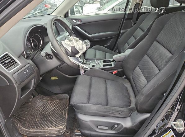 JM3KE2CY4G0889121 2016 MAZDA CX-5 Black ხელსაწყოთა პანელის ხედი