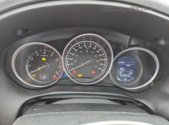 JM3KE2CY4G0889121 2016 MAZDA CX-5 Black უკანა სალონის ხედი