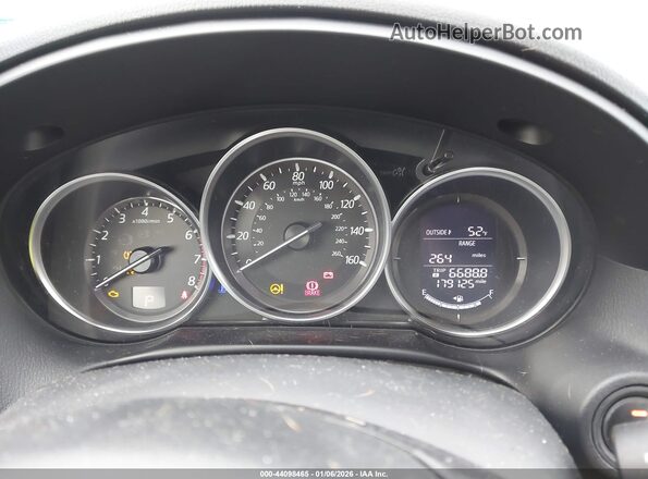JM3KE4BY7G0651504 2016 MAZDA CX-5 Gray Widok tylnych siedzeń