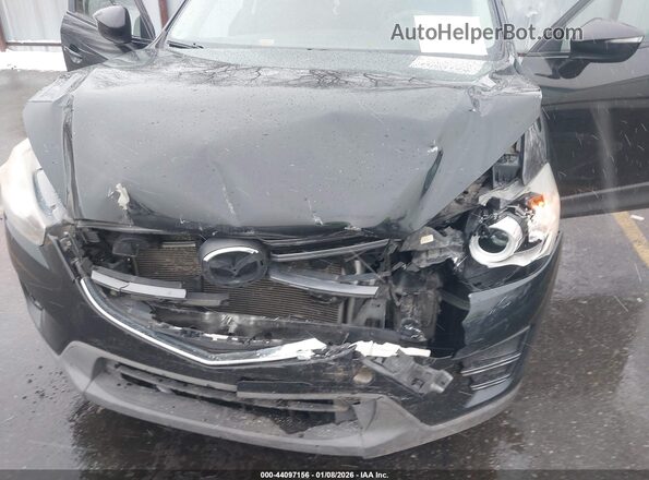 JM3KE4BY9G0733203 2016 MAZDA CX-5 Black Widok z przodu