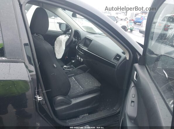 JM3KE4BY9G0733203 2016 MAZDA CX-5 Black Widok wnętrza z przodu