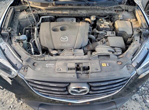 JM3KE4DY0G0705772 2016 MAZDA CX-5 Black Vista del compartimento del motor