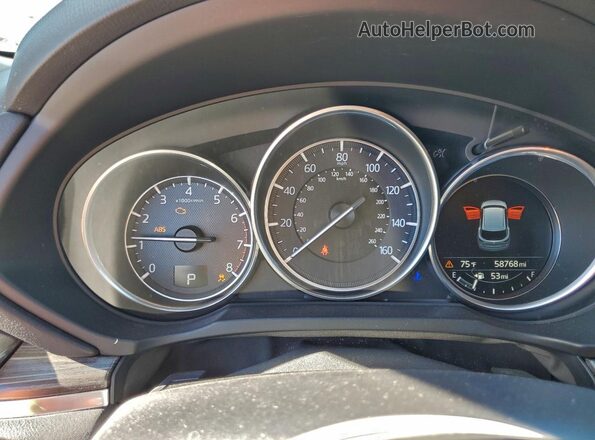JM3KFADLXH0113555 2017 MAZDA CX-5 White Widok zestawu wskaźników