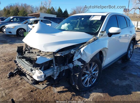 JM3KFADM3K1548606 2019 MAZDA CX-5 White წინა მარცხენა ხედი სამი მეოთხედიდან