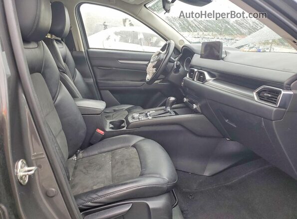 JM3KFBBM7N0569350 2022 MAZDA CX-5 Gray Widok wnętrza z przodu